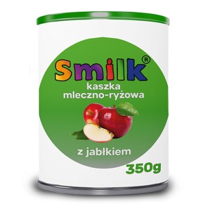 Kaszka mleczno-ryżowa z jabłkiem mlekiem Smilk 350g  