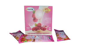 Lizaki pudrowe z Colostrum- Malinowe 10 szt. 