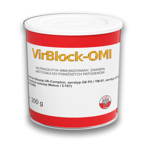 VirBlock-OMI - nutraceutyk immunizowany z przeciwciałami 200 g (1)