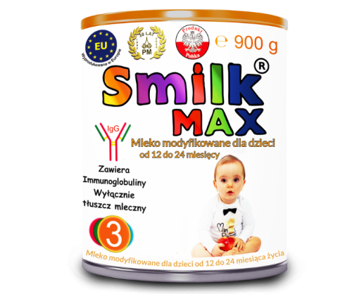 Mleko dla dzieci Smilk Max 3 900 g