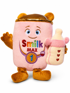 Maskotka Smilk różowa